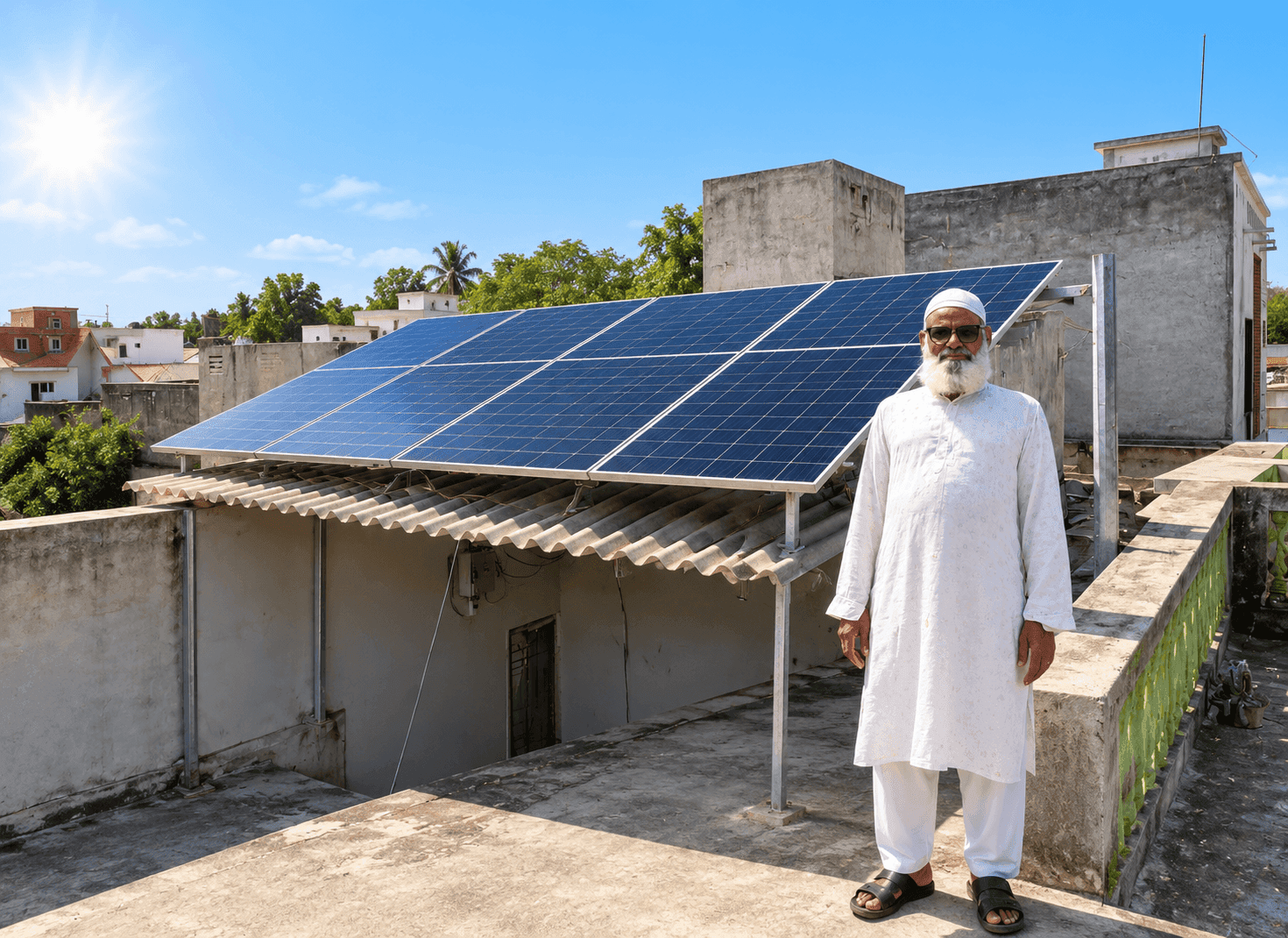 3kW Rooftop Solar Installation — Sutrapada
